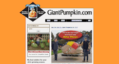 Desktop Screenshot of giantpumpkin.com